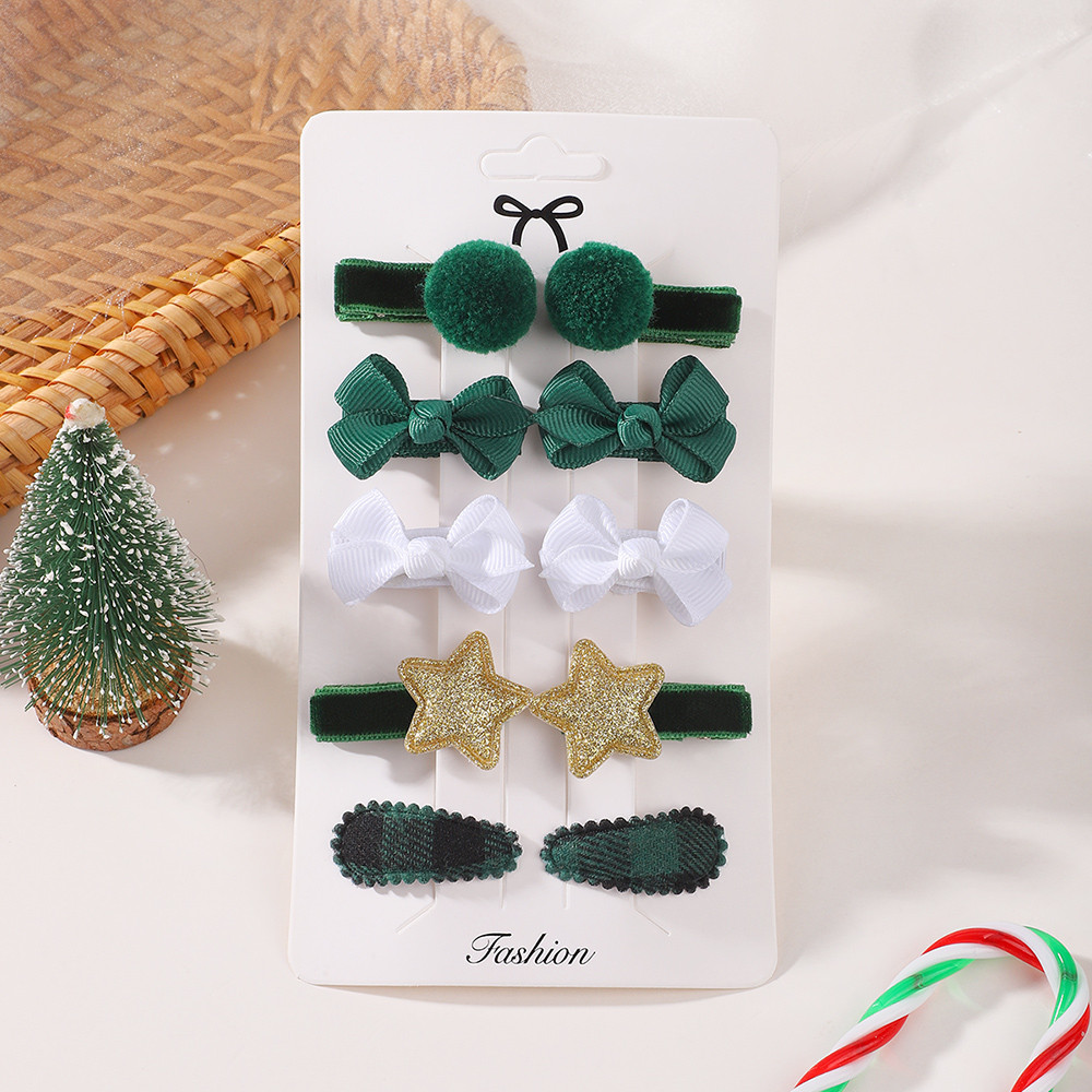 Christmas Throw Blanket - Festliche Kinder-Haarspangen 10 Stück Kartenpackung Schleife
