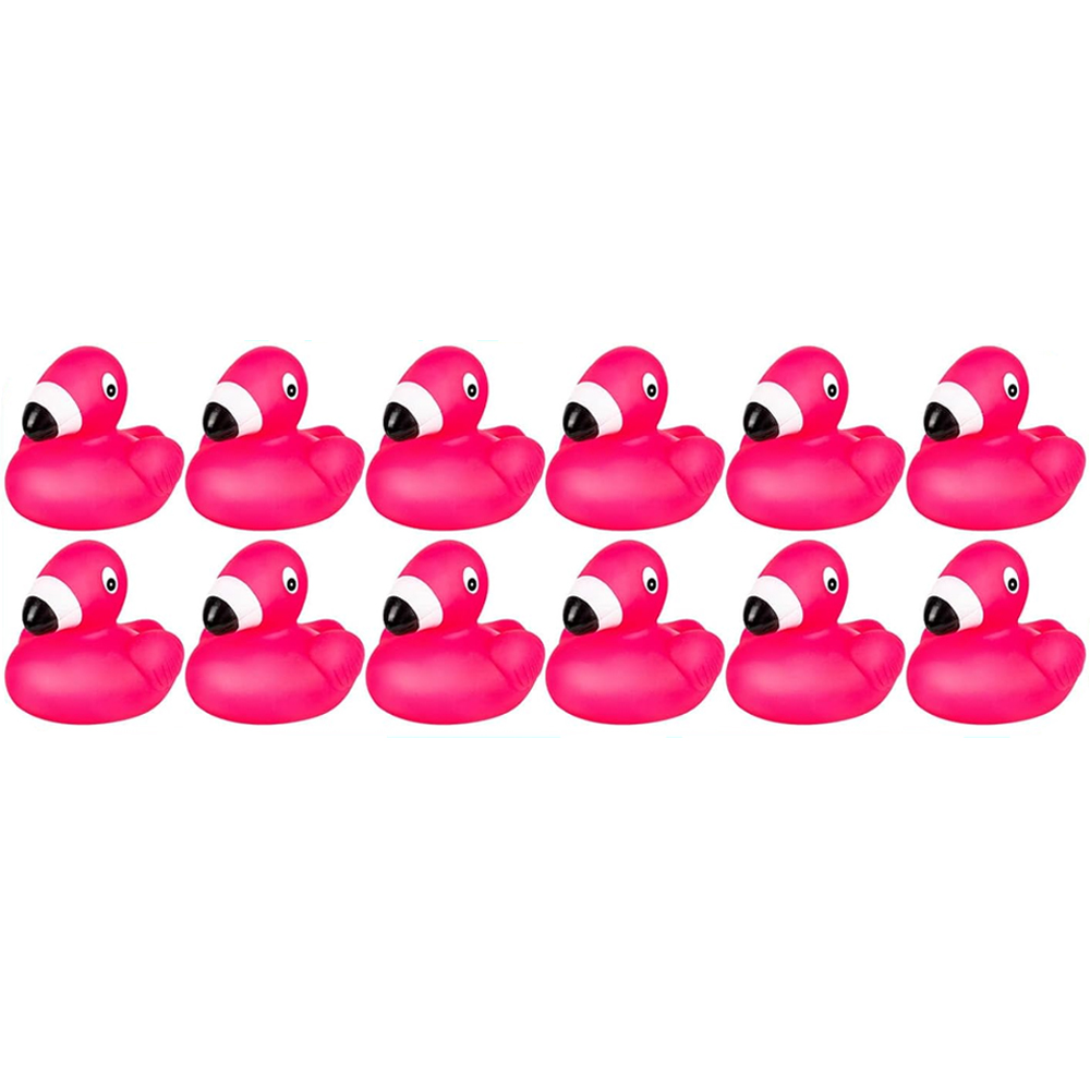 Nutcracker Figurine - 3/6pcs Bulk Mini kleine rosa Flamingo