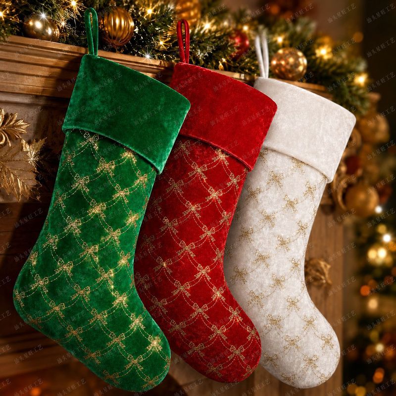 Christmas Stocking Hanging - Neuer Weihnachtsstrumpf-Ornament, Christbaumschmuck, Weihnachtsgeschenk-Bonbontüte für die