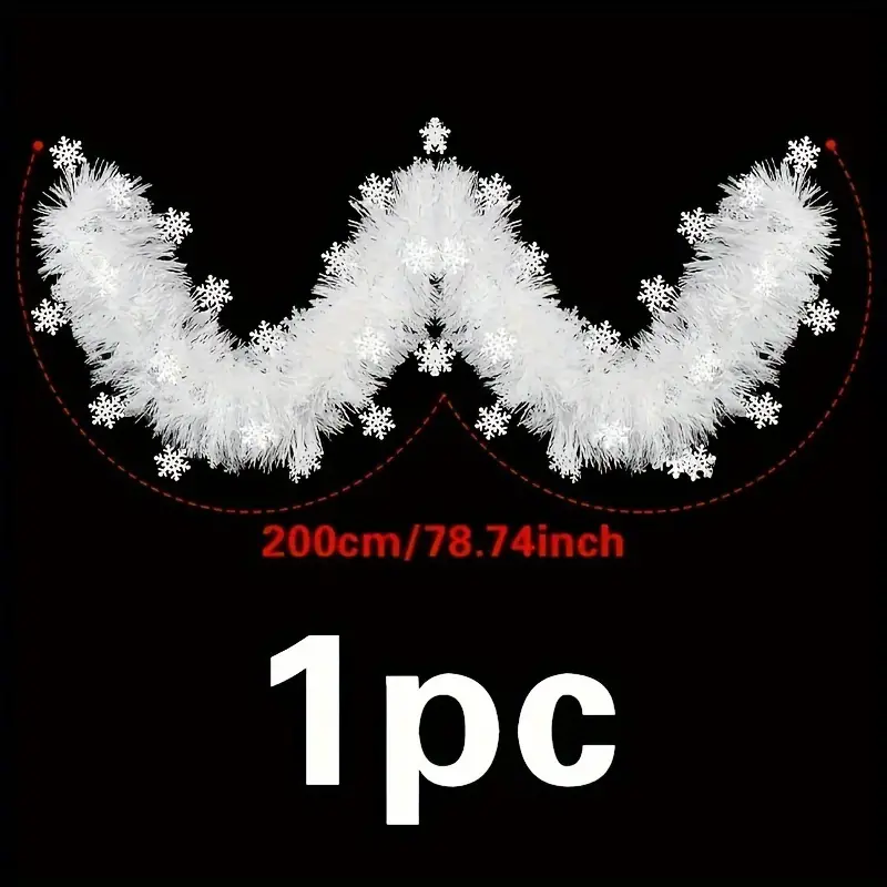 1 Stück 2m Weihnachts-Lametta- – Tinsel Garland Decoration Bewertung und Preis