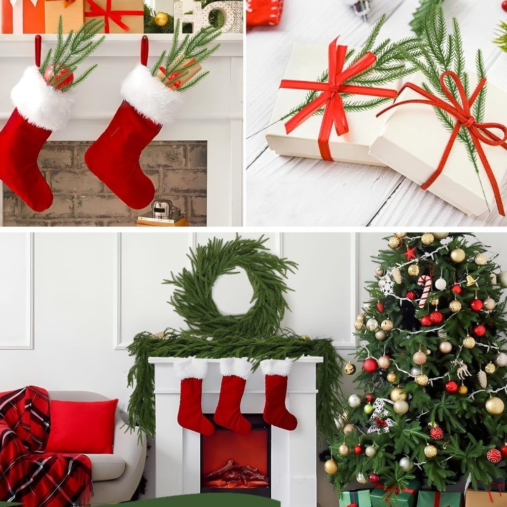 10PCS Weihnachten Künstliche N – Christmas Wreath Fake Bewertung und Preis