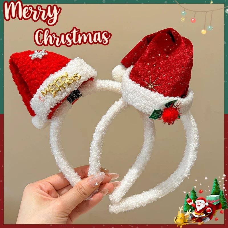 Weihnachts-Stirnband Plüsch-We – Santa Hat Plush Bewertung und Preis