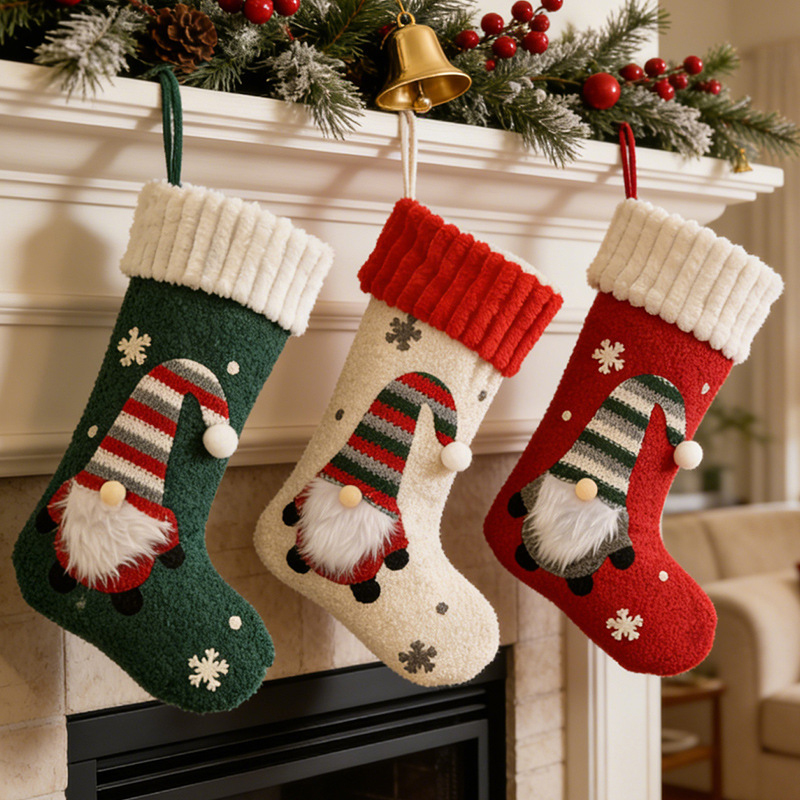 Weicher Plüsch-Weihnachtsstrum – Christmas Stocking Hanging Bewertung und Preis