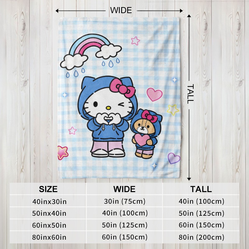 Sanrio Decke Hello Kitty Bär K – Christmas Throw Blanket Bewertung und Preis