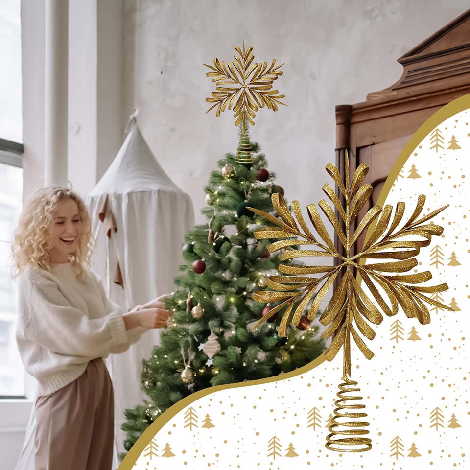Stern-Weihnachtsbaumspitze, ho – Star Tree Topper Bewertung und Preis