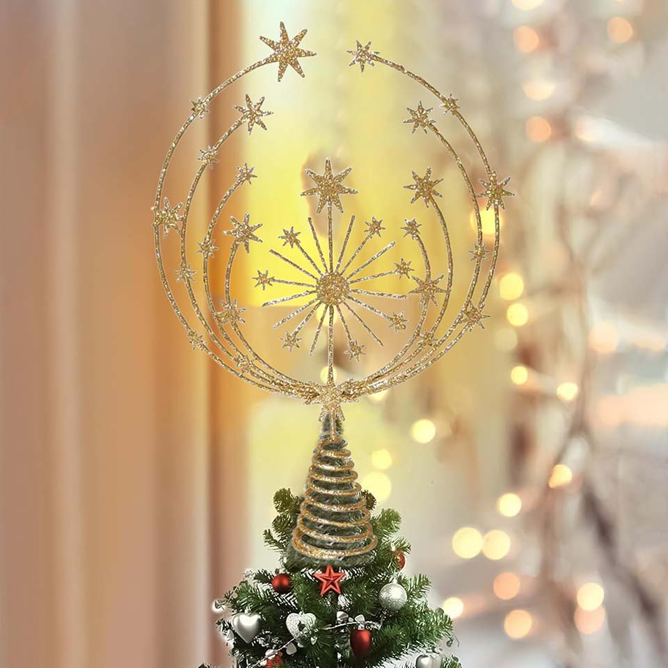Stern-Weihnachtsbaumspitze, ho – Star Tree Topper Bewertung und Preis