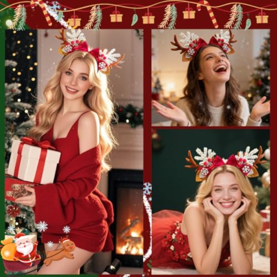 Niedliches Weihnachts-Haarband – Reindeer Antlers Headband Bewertung und Preis