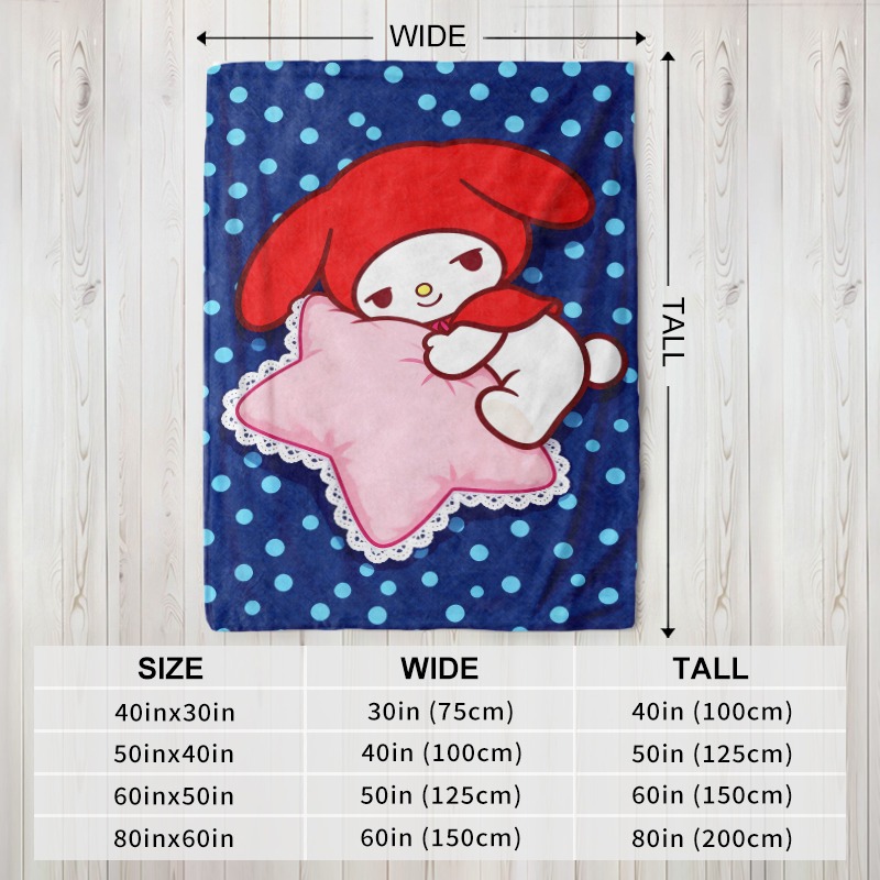 Sanrio Decke My Melody Star Pi – Christmas Throw Blanket Bewertung und Preis
