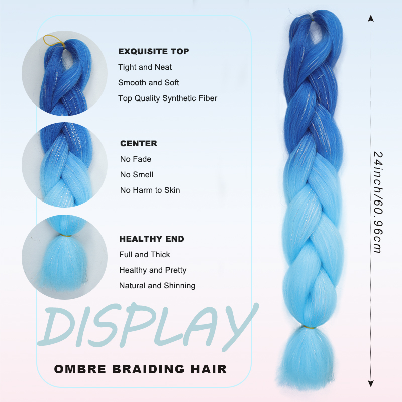 Glänzende Regenbogen-Jumbo-Zöp – Tinsel Garland Decoration Bewertung und Preis