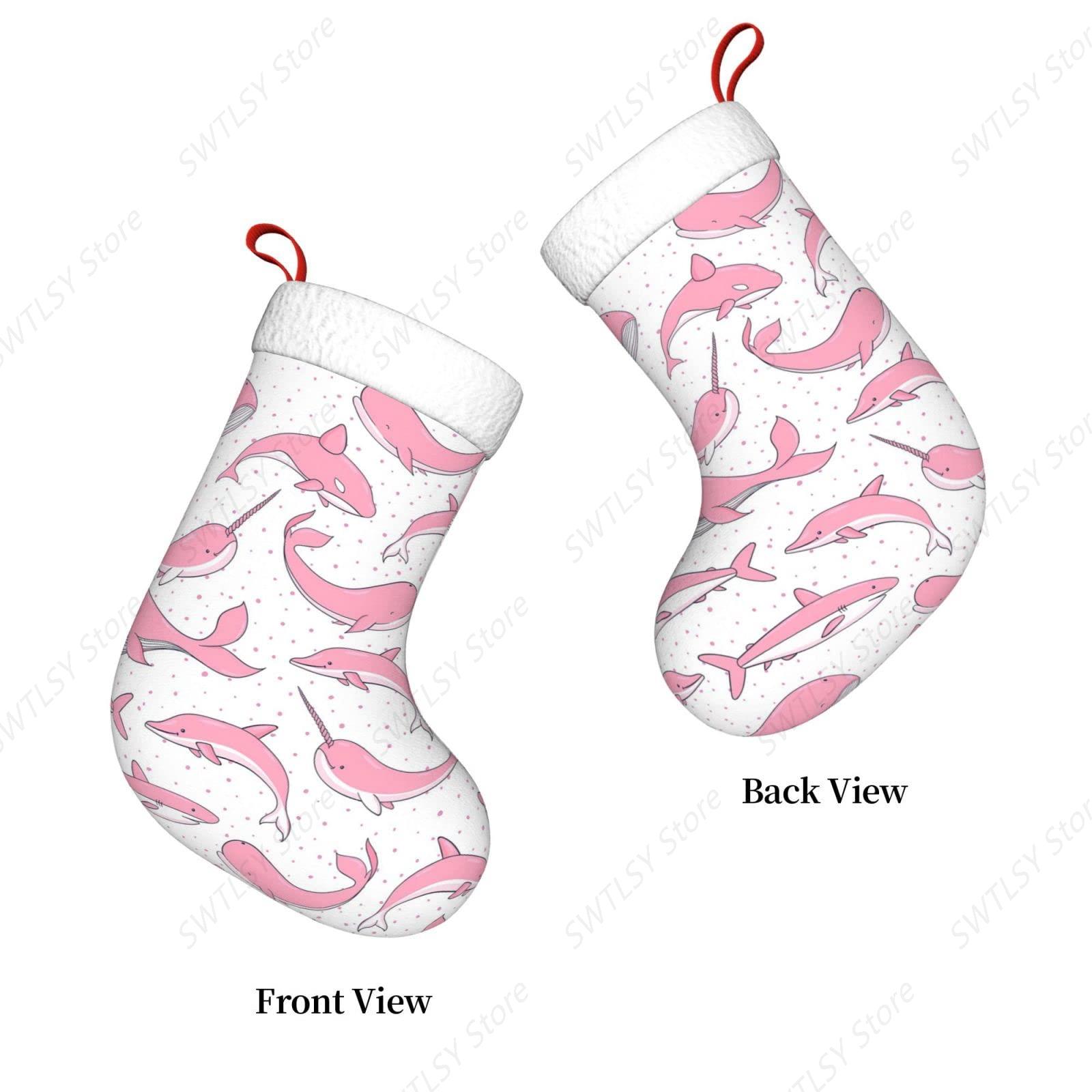 Weihnachten rosa Wale Weihnach – Christmas Stocking Hanging Bewertung und Preis